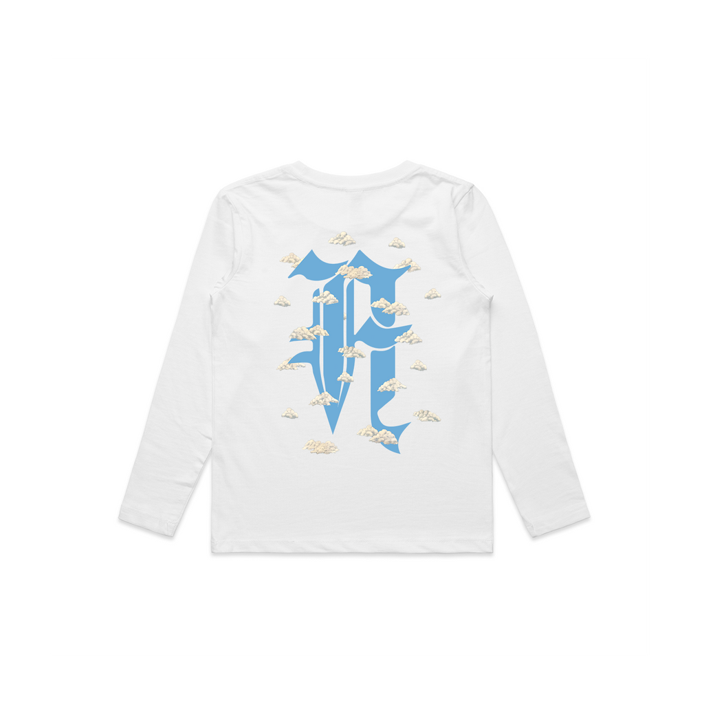 KIDS CLOUDS L/S TEE